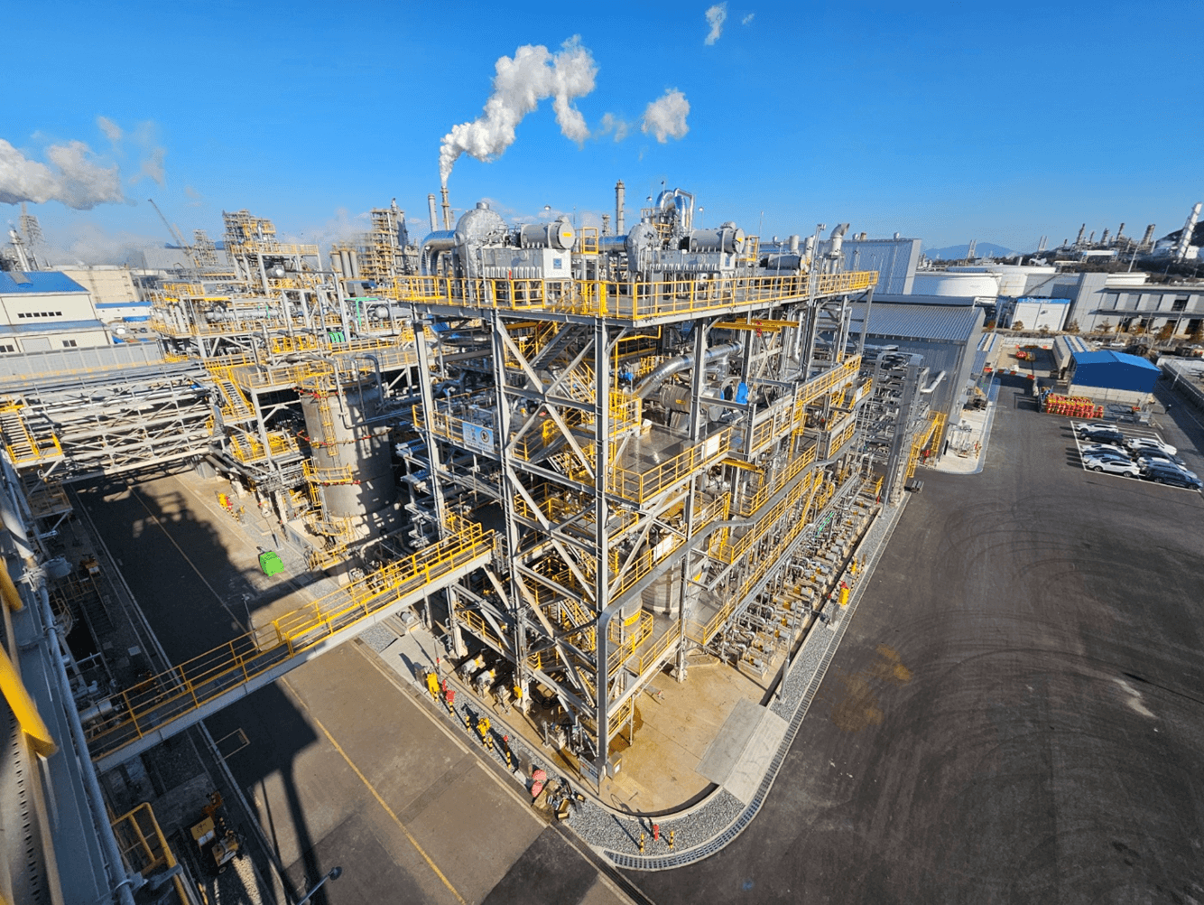 여수 금호폴리켐 70,000MT/Y EPDM PLANT 건설공사 기계/배관/철골설치 공사